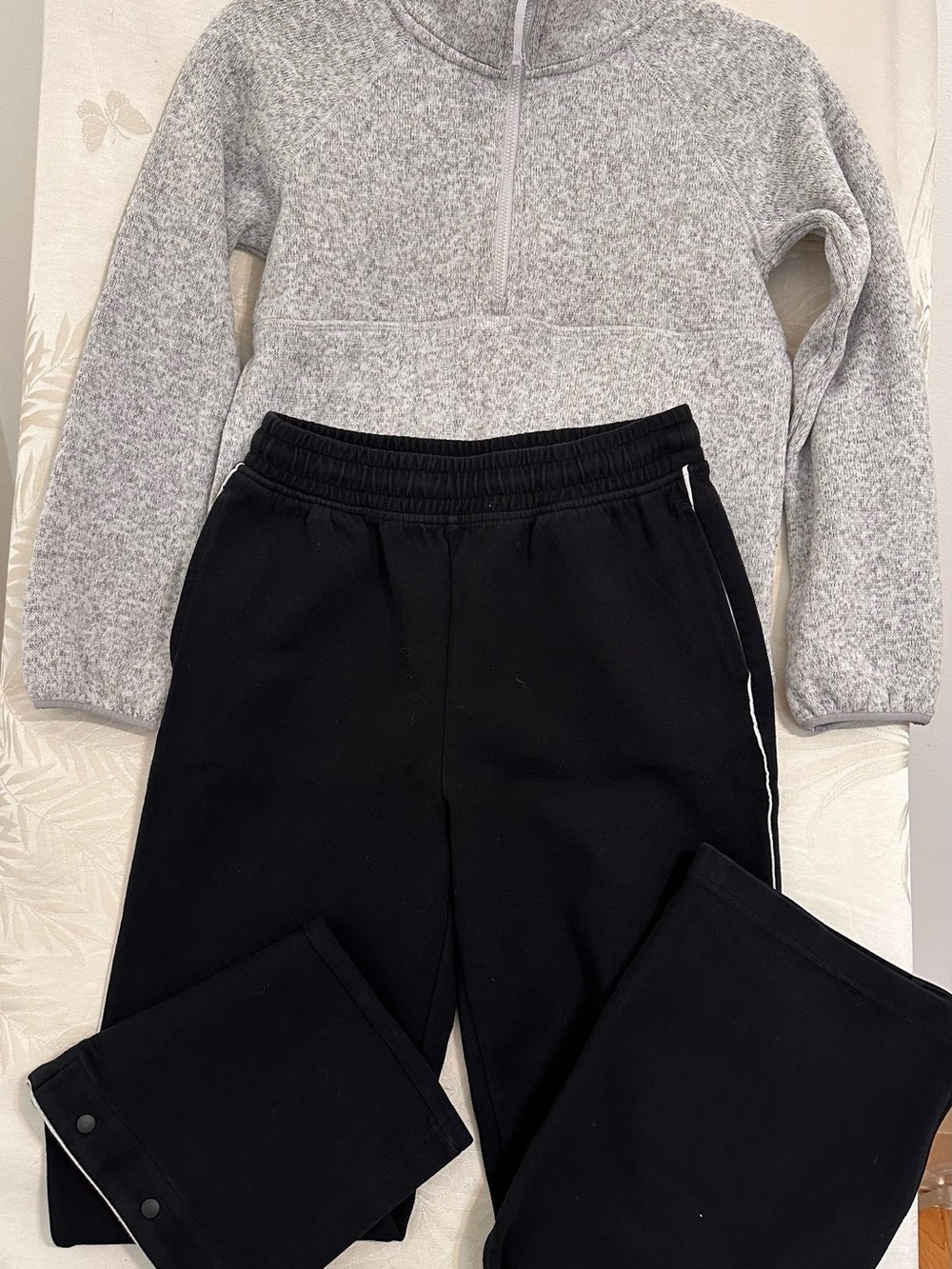 Kids Black and gray set size girl (10-12) large